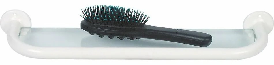 AQUALINE 8001 Półka szklana 40 cm, biały