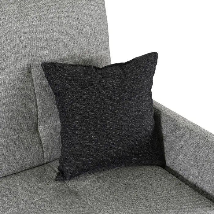 Sofa z Funkcją Spania ARIA Wersalka Rozkładana Dwuosobowa Szara Nowoczesna do Salonu