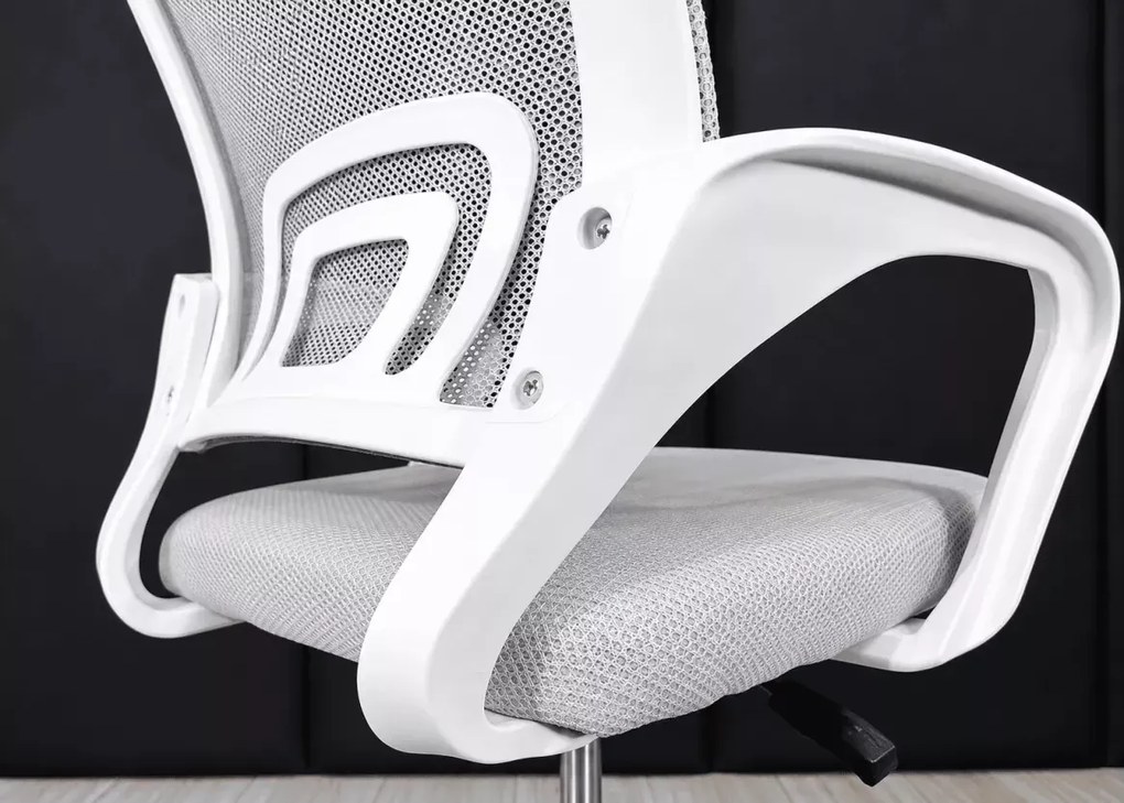 Ergonomiczne krzesło biurowe Irwin z regulacją wysokości i oddychającą siatką