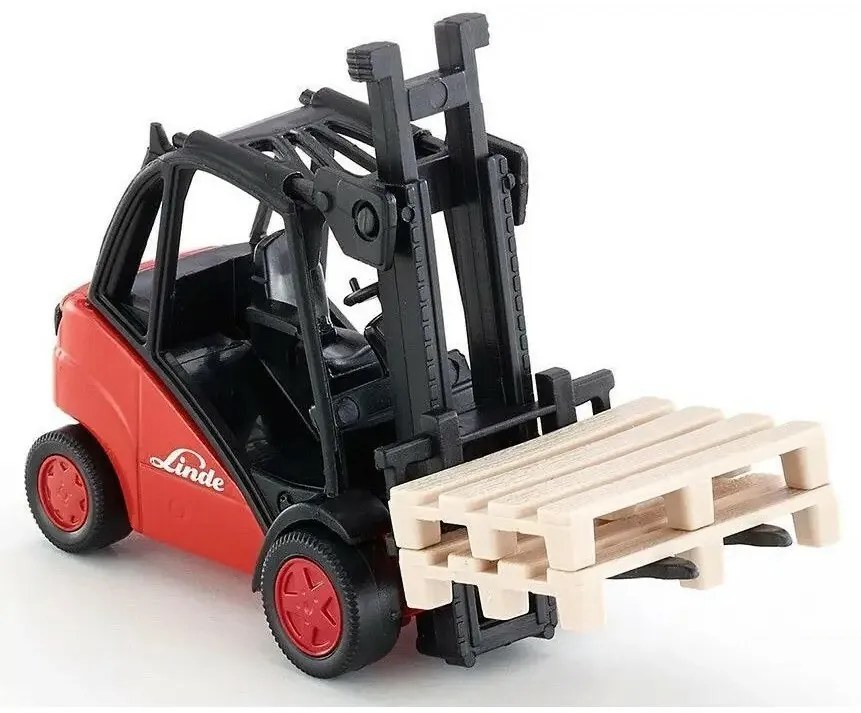 Bruder 2511 Wózek widłowy Linde z 2 paletami, 1:16, 29 x 22 x 9 cm