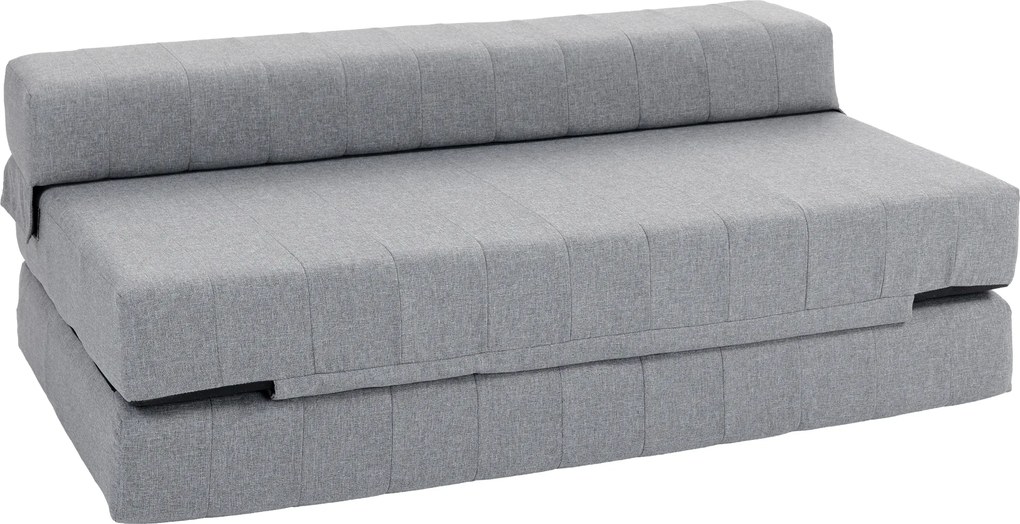 HOMCOM Składany fotel z funkcją łóżka, łóżko dla gości, składane, do 250 kg, 138x80x50 cm, Szary