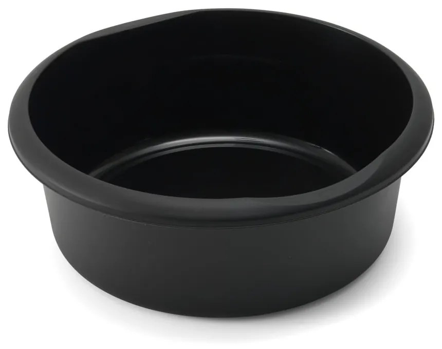 Czarna miska z uchwytami Addis Circular, 7,7 l