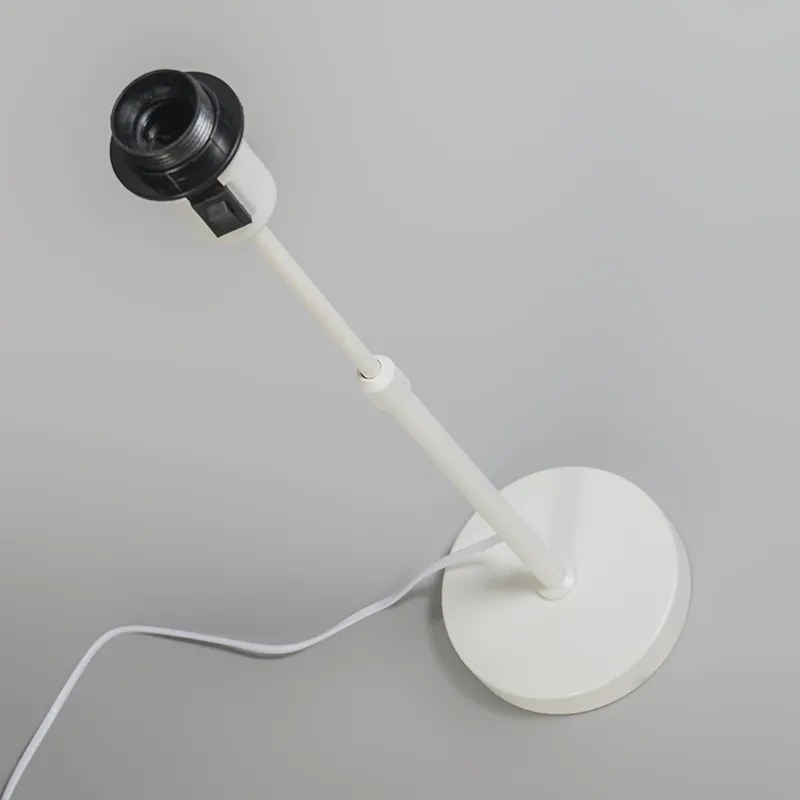 Lampa stołowa biała regulowana - Parte Nowoczesny Oswietlenie wewnetrzne