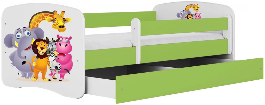 Łóżko dla dziecka z materacem mix 80x160 K6-R26