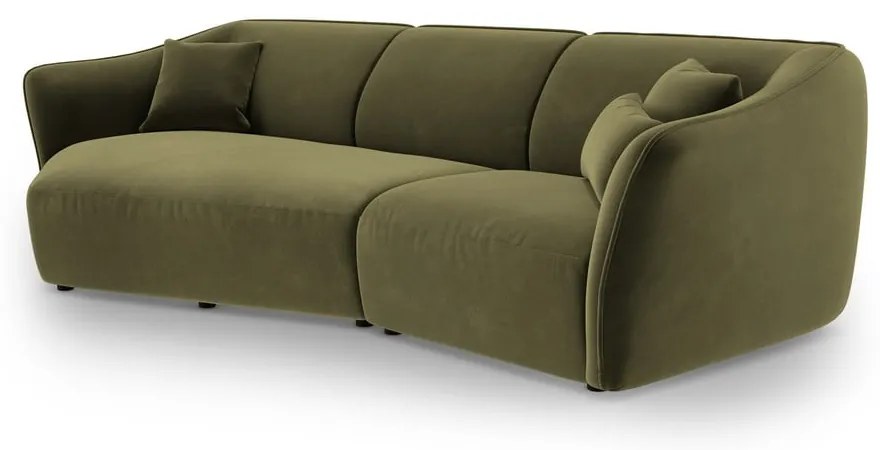 Zielony aksamitny narożnik Tokyo – Cosmopolitan Design