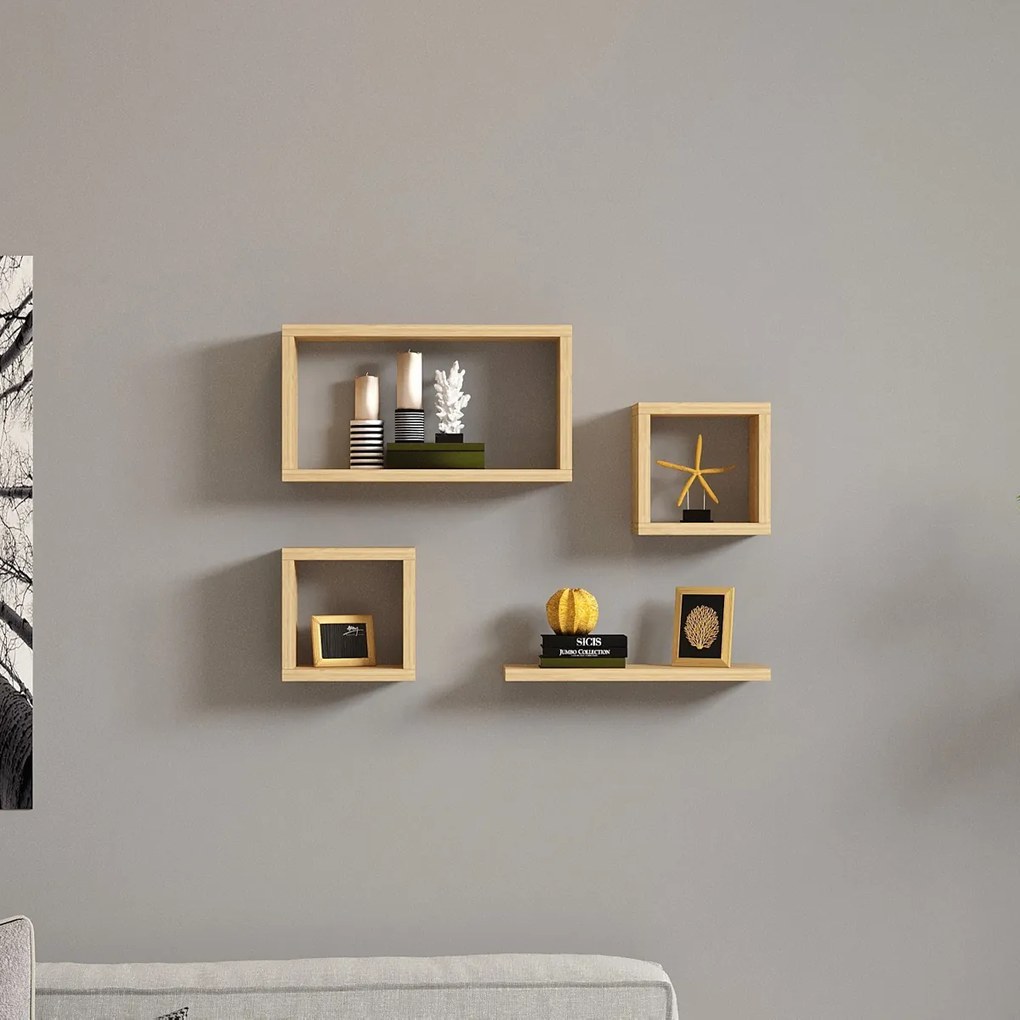 Półka Babi Sapphire Oak, 4 szt.