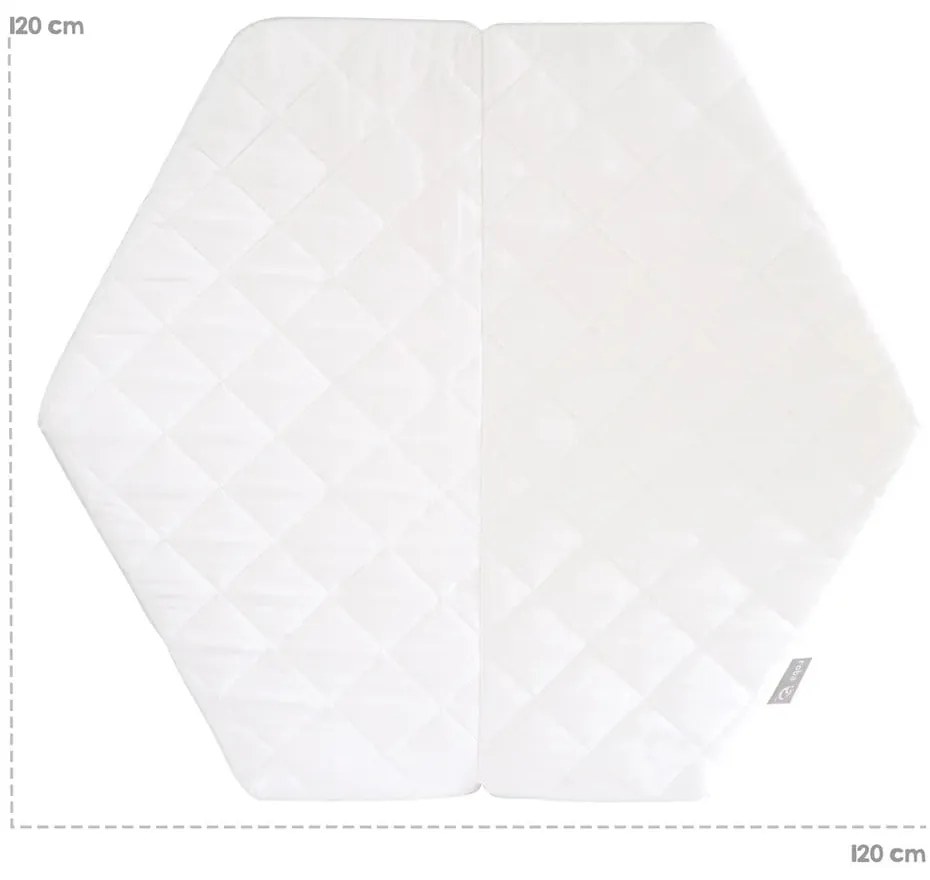 Biały kojec dla dzieci 112x97 cm Roba style – Roba