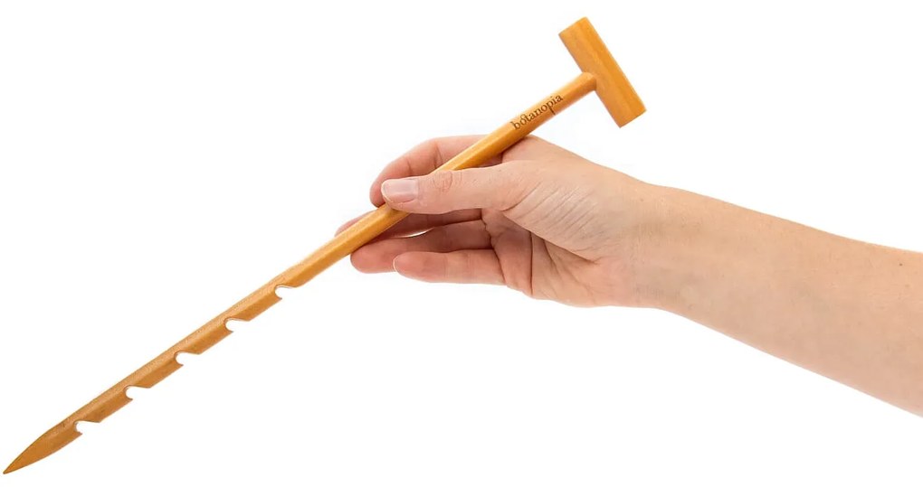 Drewniany próbnik - tester wilgotności gleby