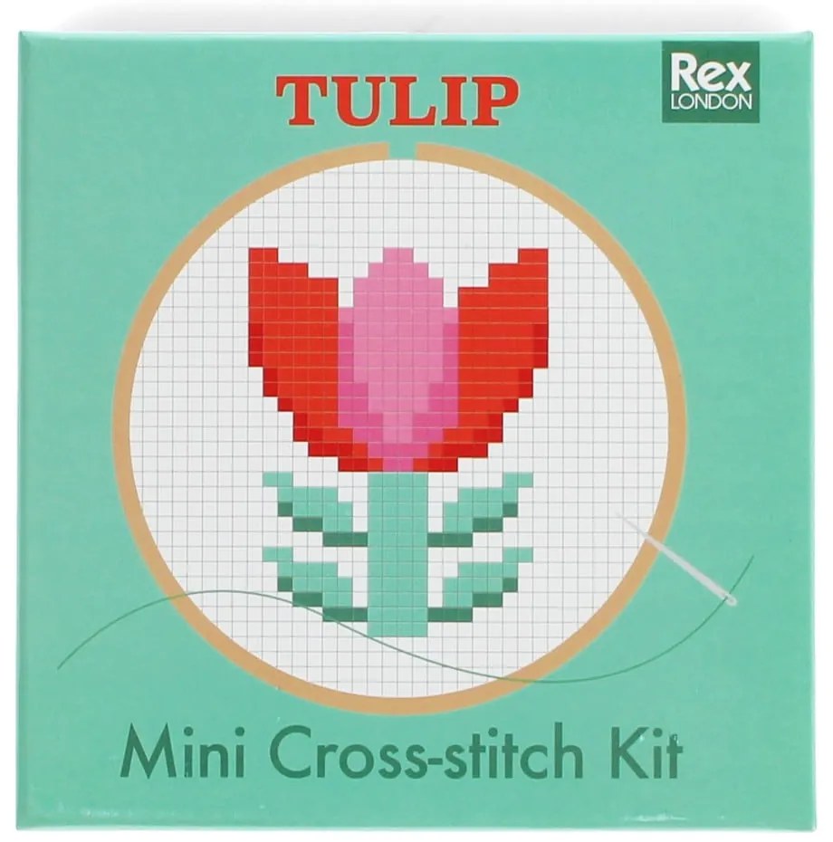Zestaw kreatywny Cross-stitch Kit Tulip – Rex London