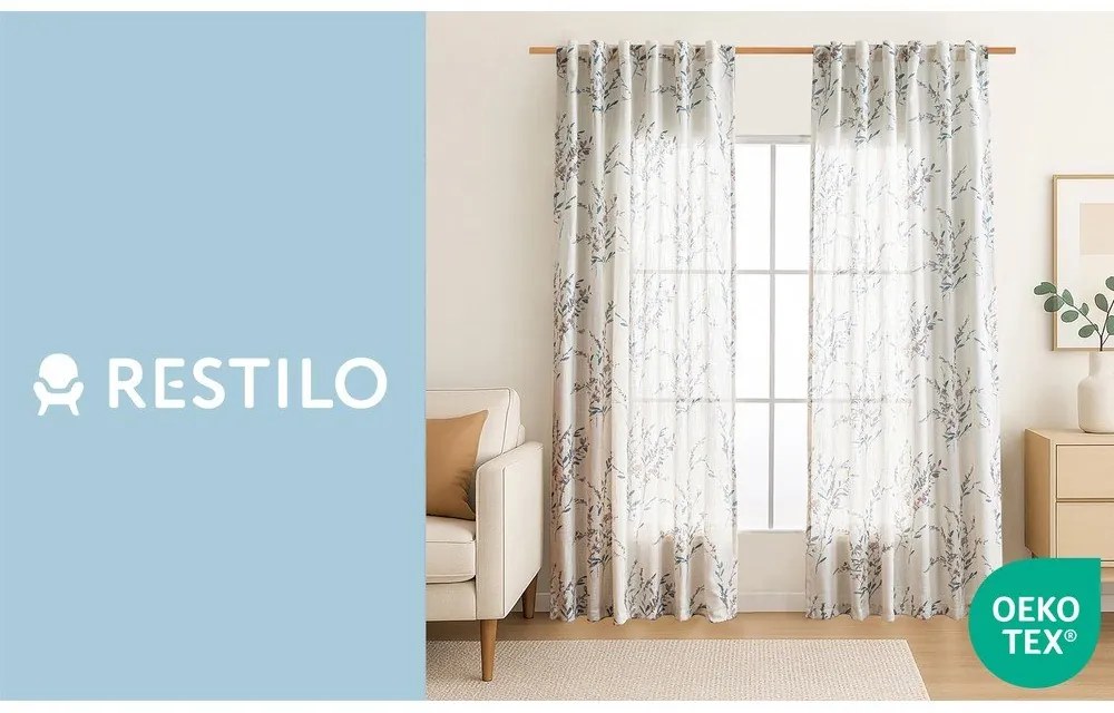 Kremowa zasłona 135x250 cm Ramita – Restilo