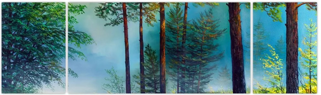 Obraz - Obraz olejny przedstawiający krajobraz (170x50 cm)