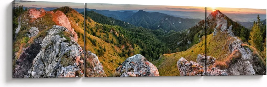 Obraz - Krajobraz górski (170x50 cm)