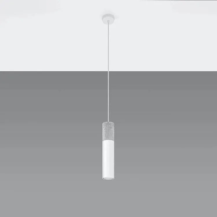 Lampa wisząca BORGIO 1 biała