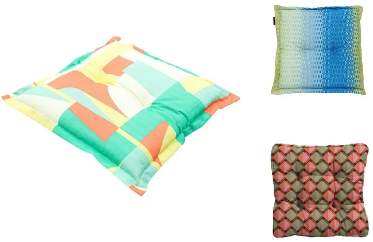 Poduszka na krzesło CUSHIO 50x50 cm - różne warianty Kolor: Kolorowy