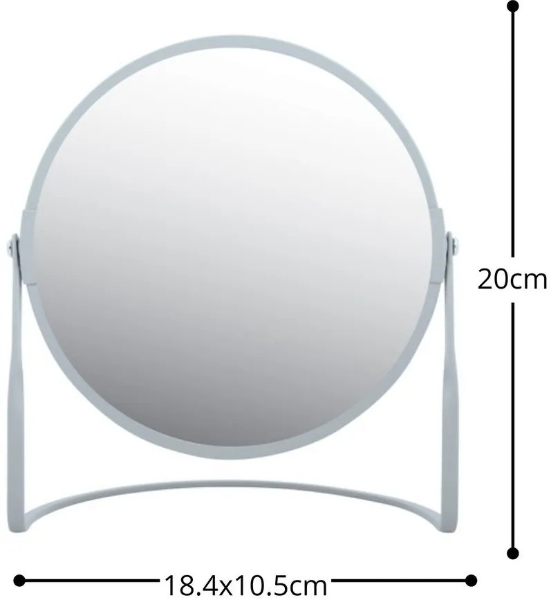 Lustro powiększające (powiększenie 5x) kosmetyczne ø 18 cm Akira – Spirella
