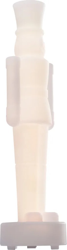 Świąteczna lampa stołowa biała z możliwością ściemniania LED i ładowania RGBW-IC - Nutcracker