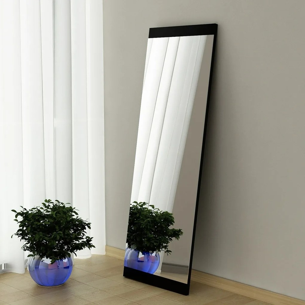 Lustro Azus Black 40 x 120 cm