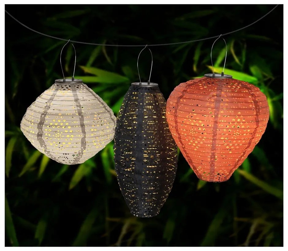 Różowy zewnętrzny lampion solarny LED (wysokość 30 cm) Greatham – House Nordic