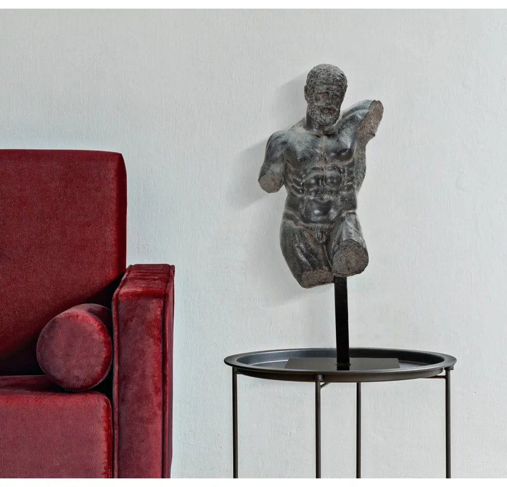 Czarna figurka dekoracyjna Mauro Ferretti Museum Man