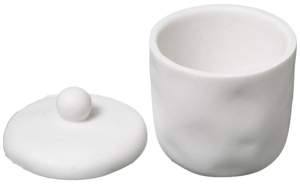 Pojemnik na waciki INDONESIE, Ø 10 cm, polyresin