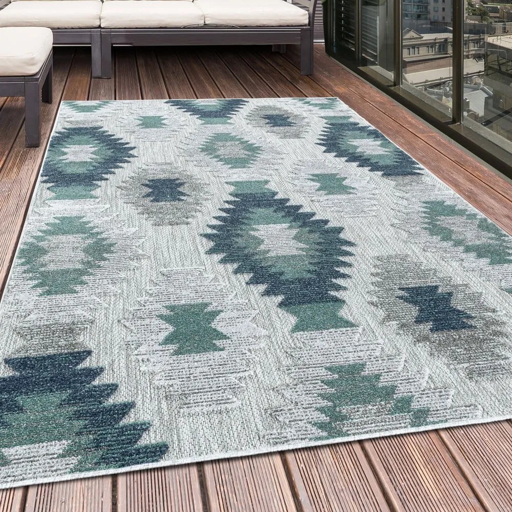 Niebieski chodnik odpowiedni na zewnątrz 80x250 cm Bahama – Ayyildiz Carpets