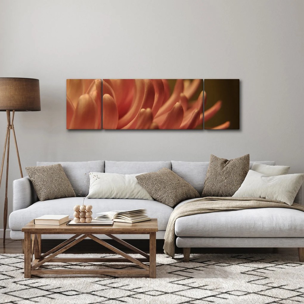 Obraz szczegółów kwiatu (170x50 cm)