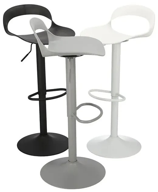 Biały designerski hoker w nowoczesnym stylu H9-A27