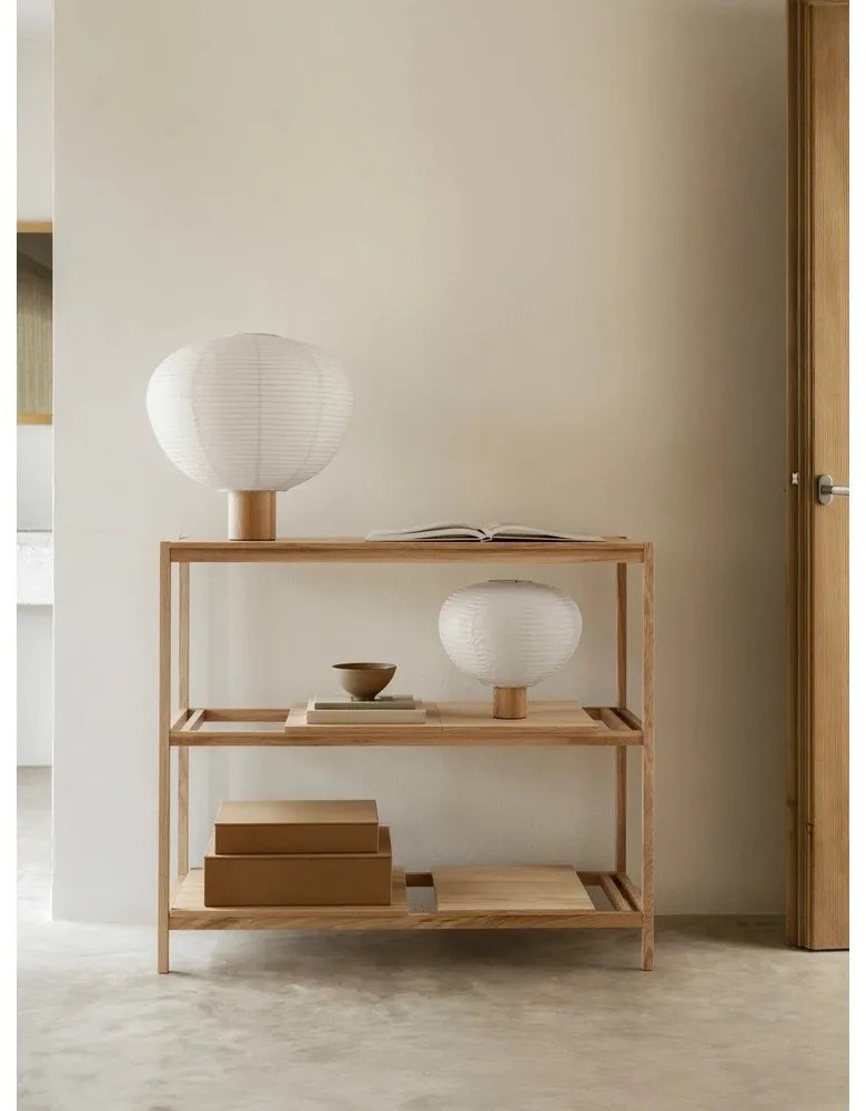 Beżowe pojemniki zestaw 2 szt. z pokrywką/dekoracyjne ze sztucznej skóry 40x30x11 cm Sahla – Blomus