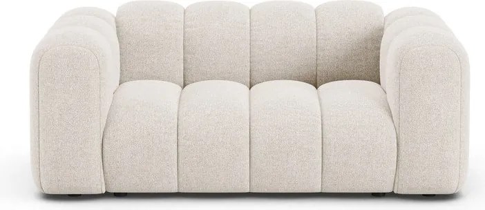 Kremowa sofa z tkaniny szenilowej 170 cm Lupine – Micadoni
