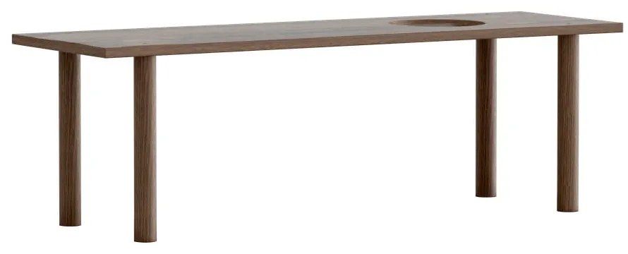 Brązowy element do modułowych regałów w dekorze dębu 110x35 cm Stories – UMAGE