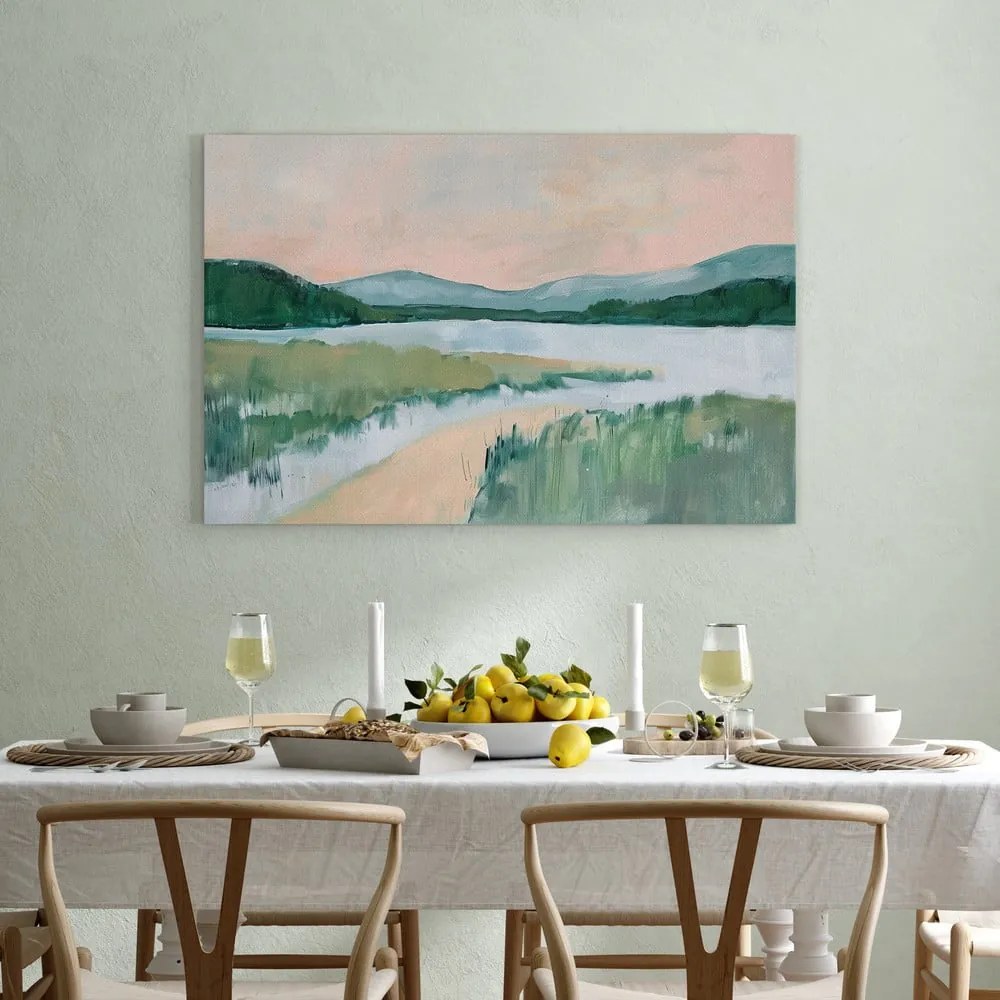 Obraz 70x100 cm Gouache Lake – Styler