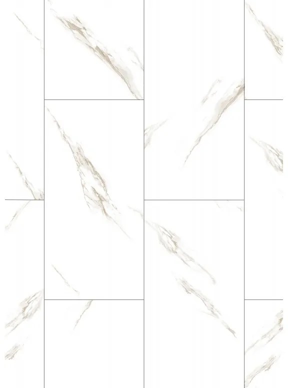 Mexen River White próbka paneli winylowych SPC 6,5 mm, podkład IXPE 1,5 mm, 4 V-Fuga, Jazz White - F1150-S