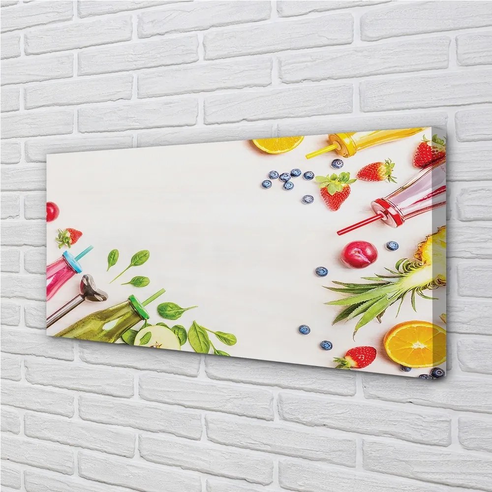 Obraz drukowany na płótnie Zielony Koktajl Witaminowy