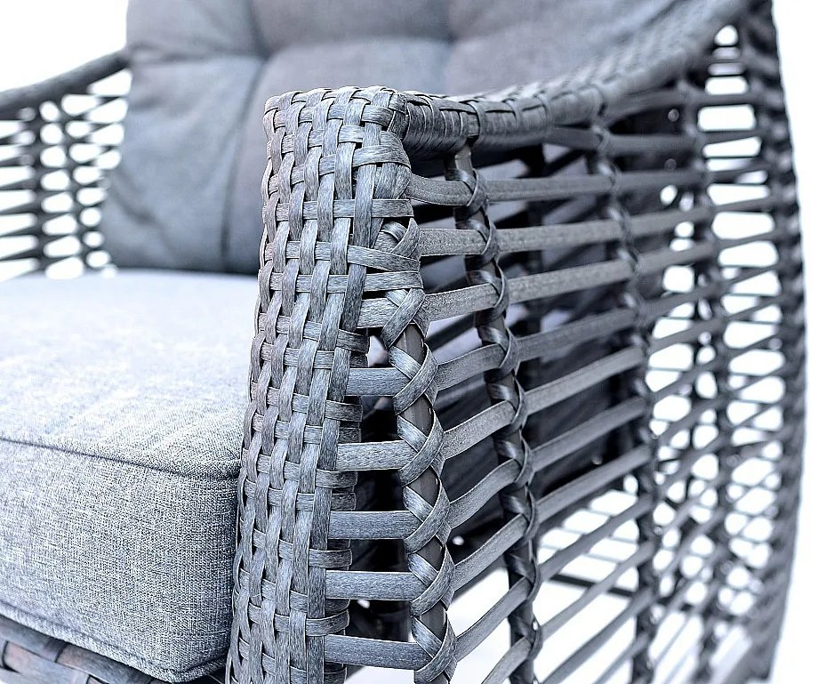 Zestaw rattanowy CHARLOTTE (poduszki GRATIS)