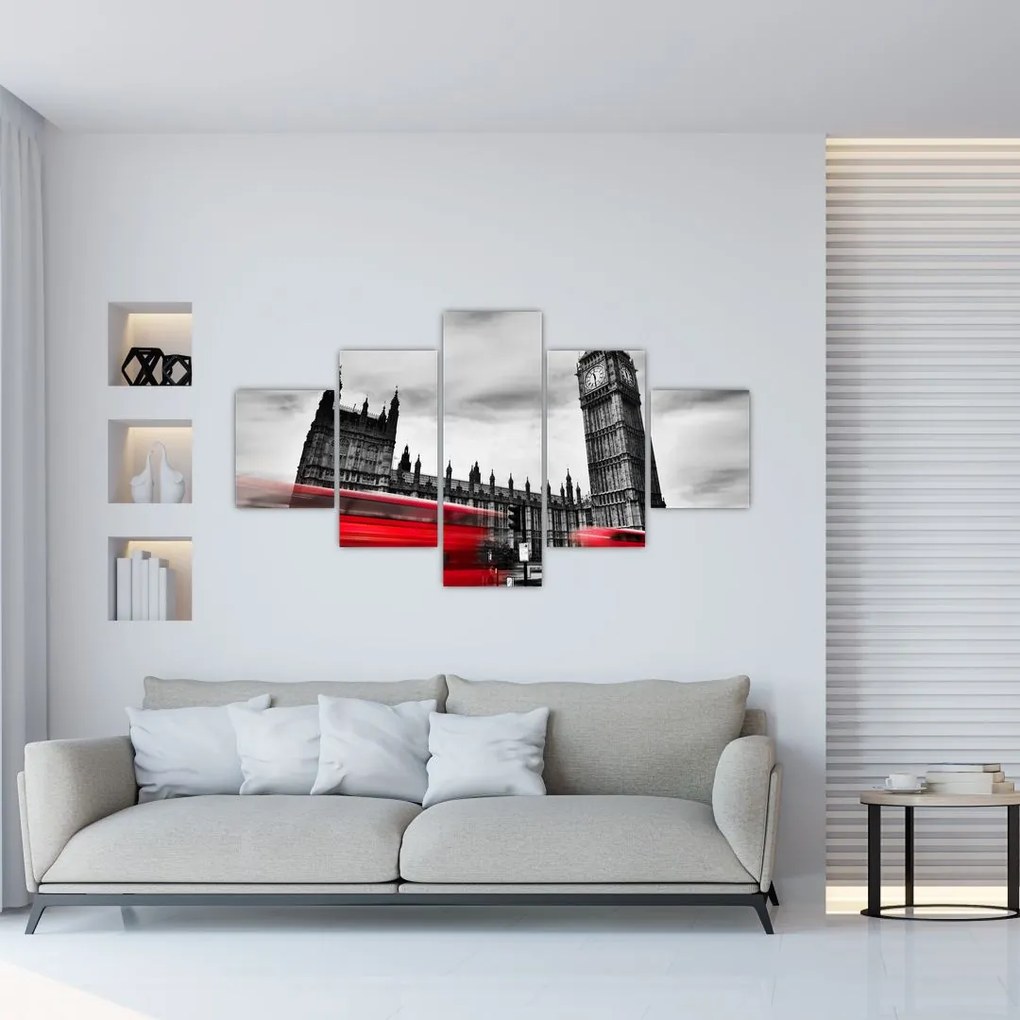 Obraz - Houses of Parliament w Londynie (125x70 cm)
