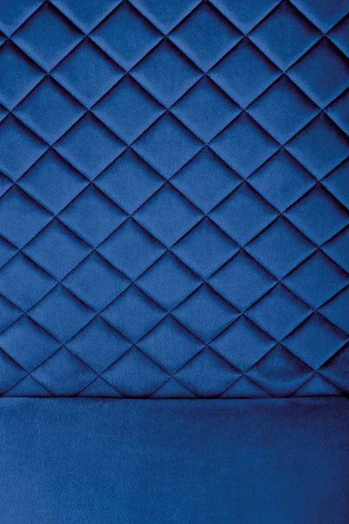 Krzesło tapicerowane K442 VELVET granatowe HALMAR