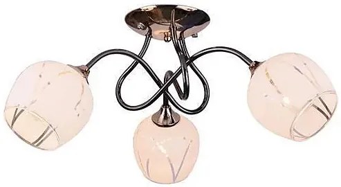 Złoty klasyczny żyrandol trzyramienny - A268 A1-S99