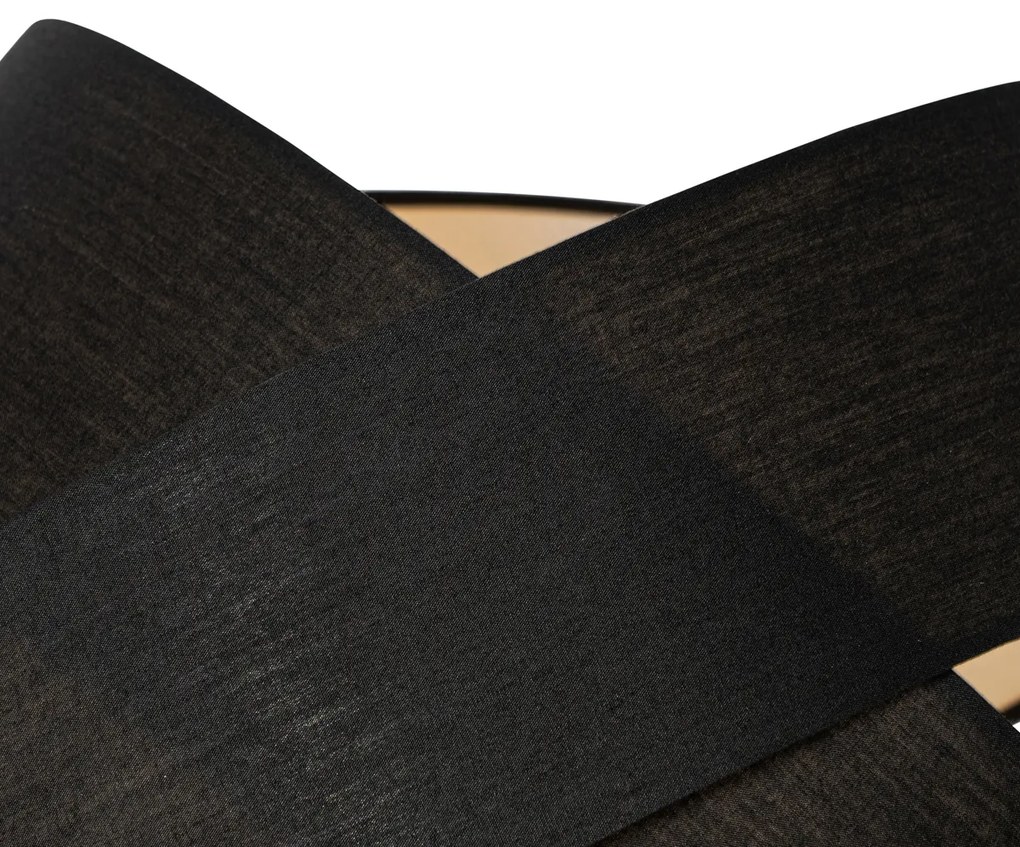 Nowoczesna lampa podłogowa czarna - Cloth