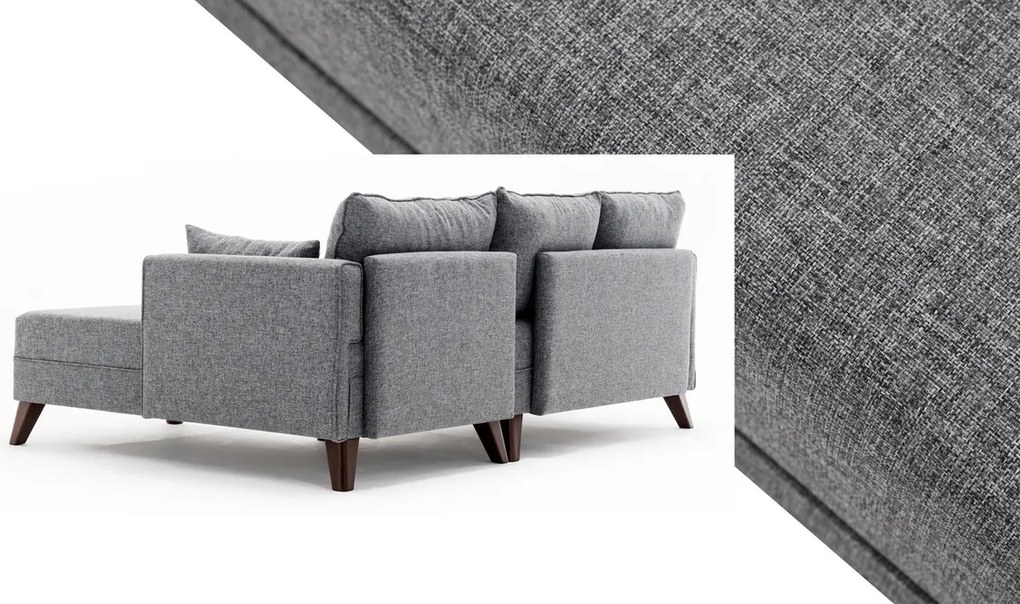 Narożna sofa rozkładana Bella Corner Right 2 Grey