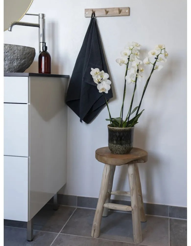 Tekowy stołek z 4 nogami House Nordic Badia, ø 30 cm