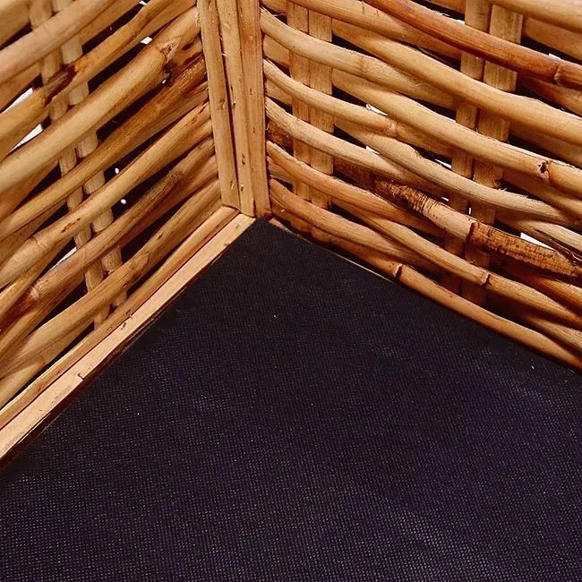 Rattanowa sofa trzyosobowa - Sigvart 3Q