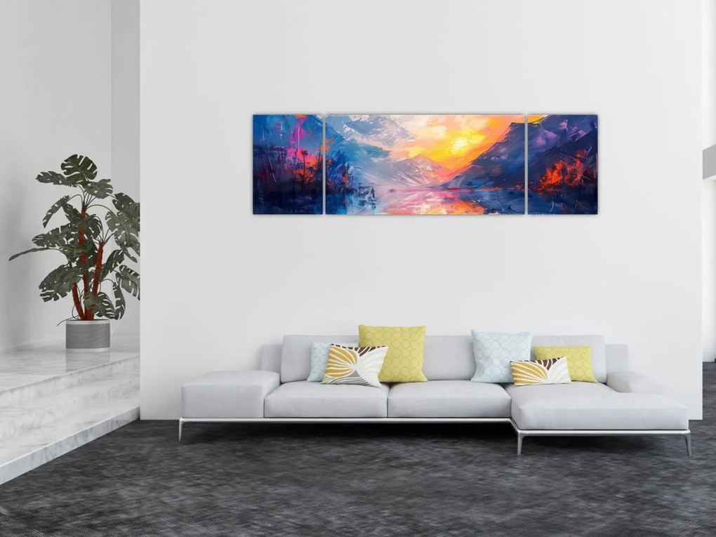 Obraz - Malarstwo krajobrazowe (170x50 cm)