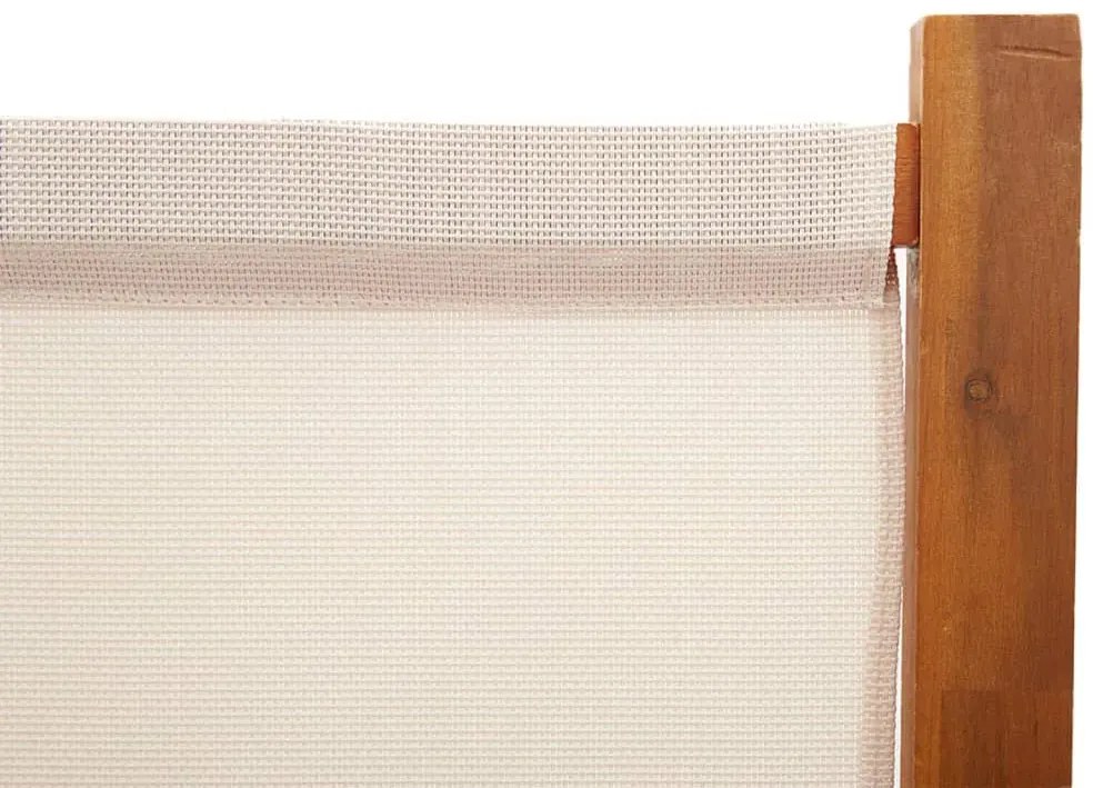 Klasyczny kremowy parawan pokojowy R0-G48