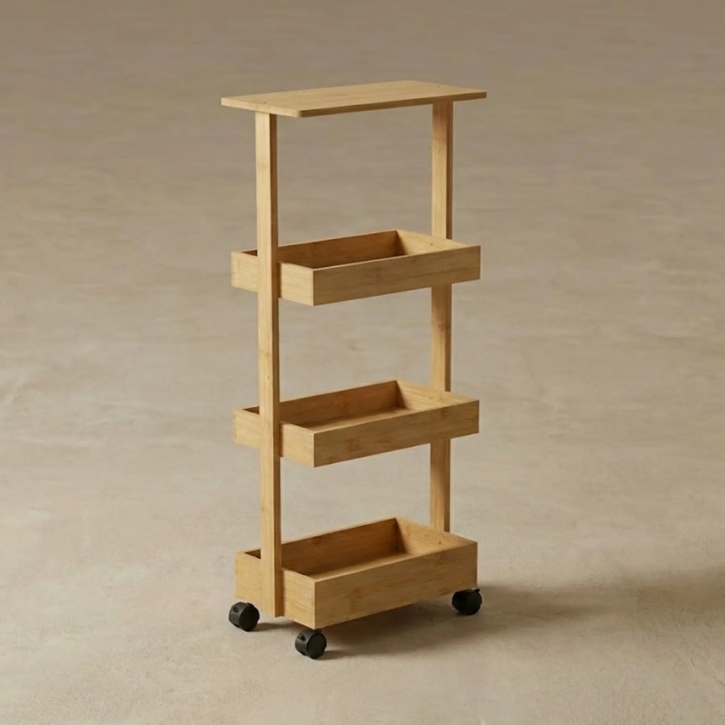 Regał kuchenny na kółkach HYGA, 87,5 cm