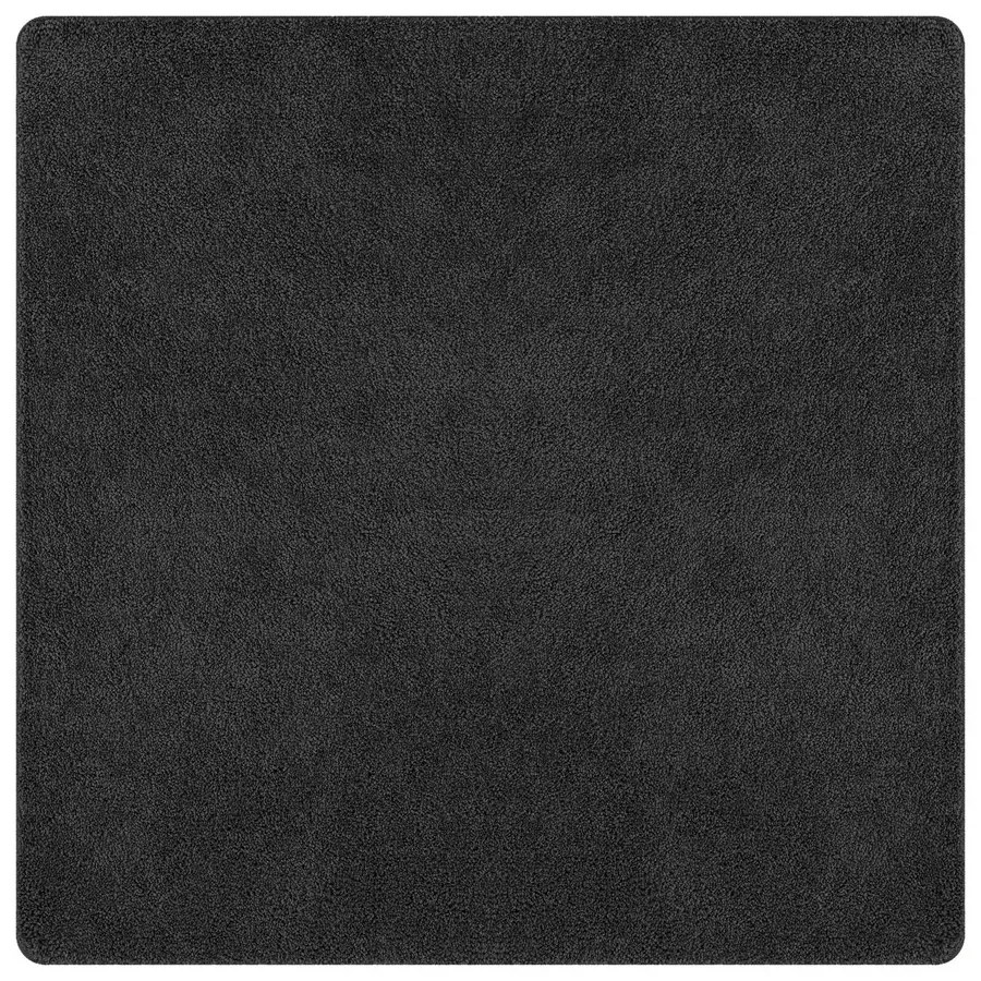 Ciemnoszary dywan z lateksowym podkładem 120x120 Z4-E49