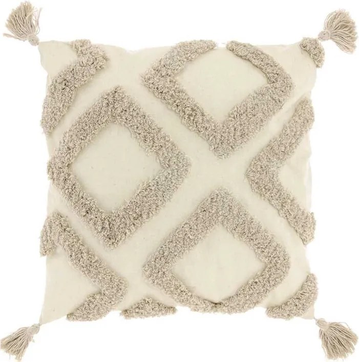 Poduszka dekoracyjna CRUZ 45x45 cm, szara