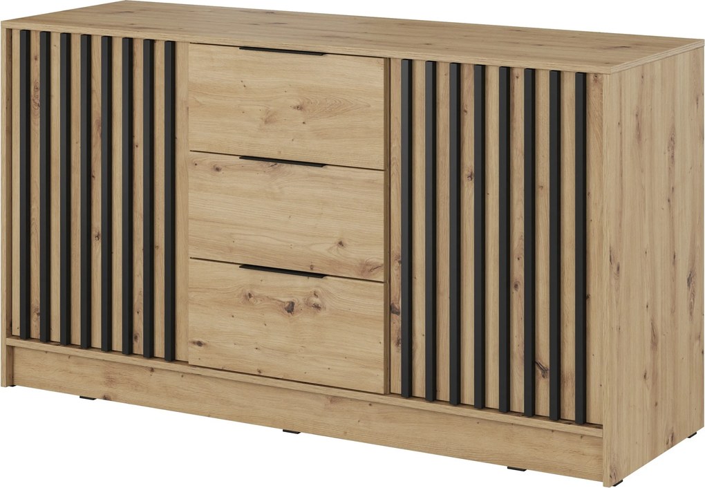 Komoda NELIANA 155 cm do Salonu Sypialni Dąb artisan