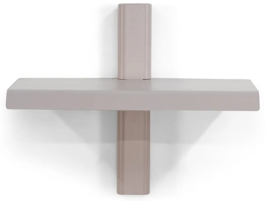 Szarobeżowa metalowa półka 28 cm Hola – Spinder Design