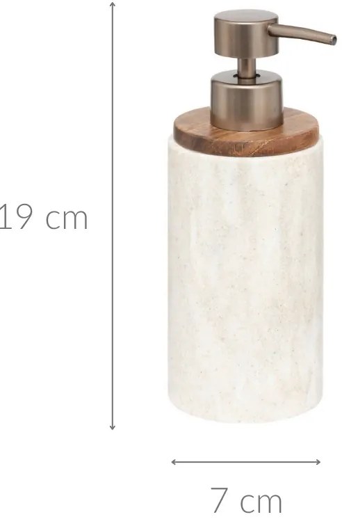 Dozownik do mydła w płynie COME, Ø 7,1 cm