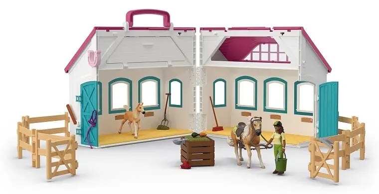 Schleich 42703 Otwarcie stajni "Mała podkowa"
